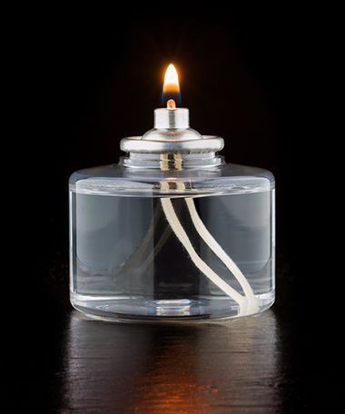 30 Hour Disposable Clear Plastic Liquid Candle - 48/CS