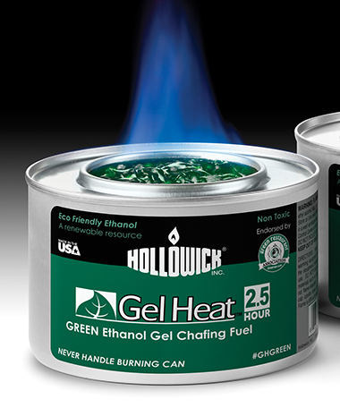 Hollowick Easy Heat 2 1 or 3 Hour Adjustable Heat Liquid Wick Chafing Fuel,  3.6 Ounce