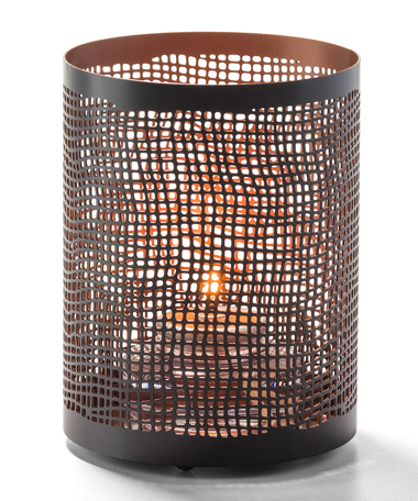 Chantilly™ (Black 7 Copper) Perforated Metal Lamp