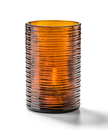 Dark Amber Typhoon™ Tealight Cylinder
