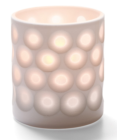 White Dots Boutique™ Porcelain Votive Lamp