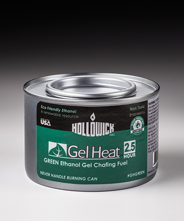 Easy Heat Chafing Fuel, 3-3/5 oz., Silver, 1-3 Hours, Hollowick EZ