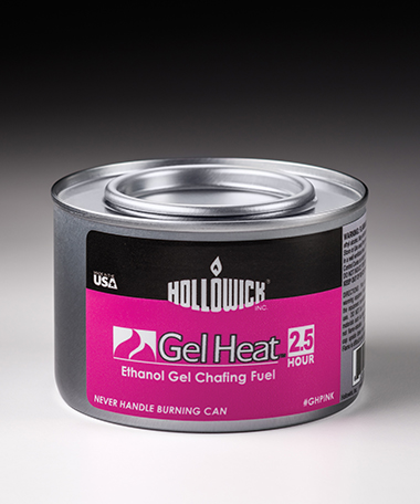 Pink Gel Heat™ 2.5 Hour Ethanol Chafing Fuel, CAN (72/CS)